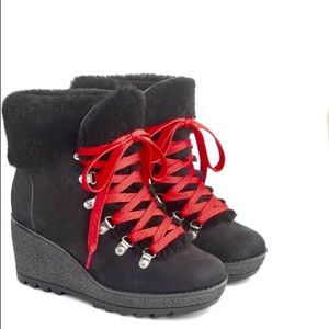 J. Crew Nordic Wedge Boot-NIB Black Sz 8M-$208